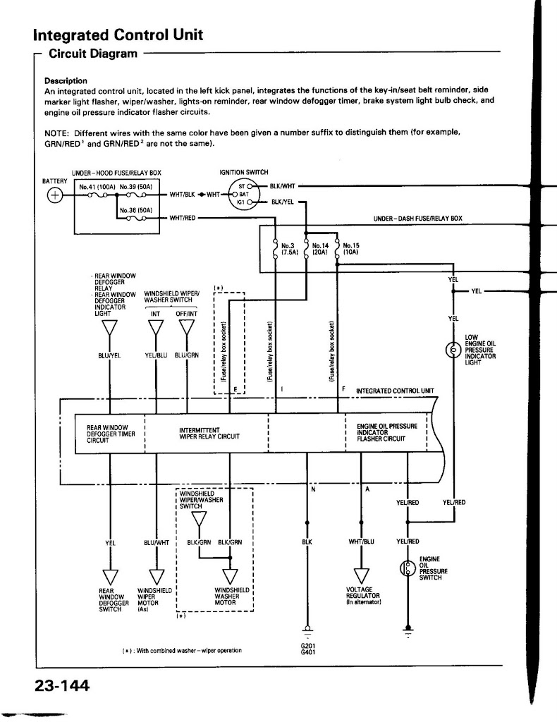 [DIAGRAM] 1995 Acura Integra Wiring Diagram Lighting